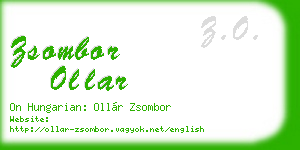 zsombor ollar business card